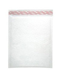 Size (#0) 6.5"x10" White Bubble Mailer with Peel-N-Seal