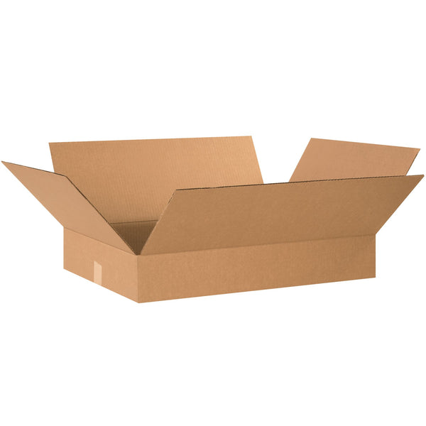 Flat Corrugated Boxes, 24" x 17" x 3"