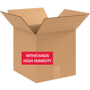 Weather Resistant Corrugated Boxes, V3C, 12" x 12" x 12"