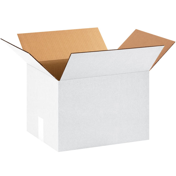 Corrugated Boxes, 15" x 12" x 10"- White