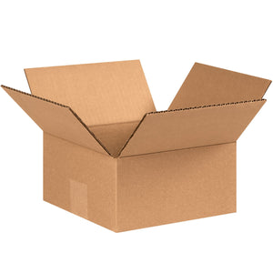 Flat Corrugated Boxes  8" x 8" x 4"