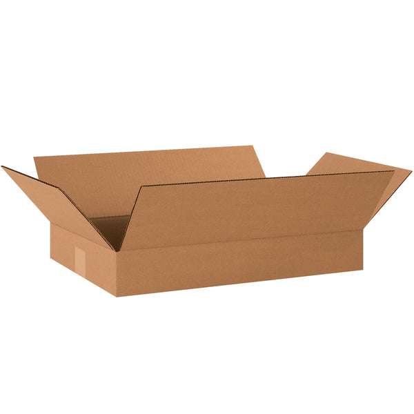 Flat Corrugated Boxes, 20" x 12" x 3"