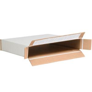 Self-Seal Side Loading Boxes, 10 7/8" x 2" x 12 1/4"- White