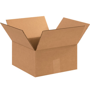 Flat Corrugated Boxes, 12" x 12" x 6"