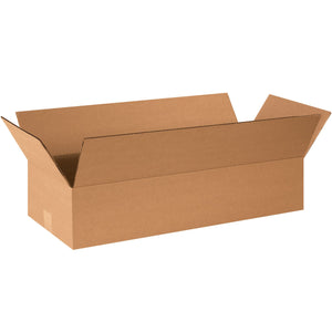 Flat Corrugated Boxes, 26" x 10" x 4"