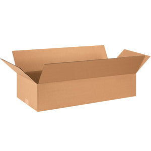 Flat Corrugated Boxes, 28" x 12" x 6"