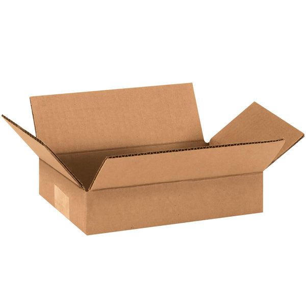 Flat Corrugated Boxes  9 x 6" x 2" "