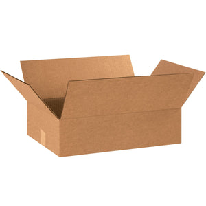 Flat Corrugated Boxes, 18" x 13" x 5"