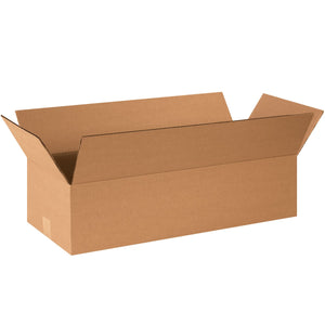 Flat Corrugated Boxes, 24" x 10" x 6"