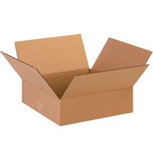 Flat Corrugated Boxes, 13" x 13" x 4"