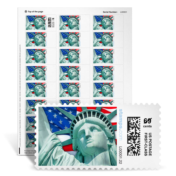 Lady Liberty NetStamps<sup>&reg;</sup>