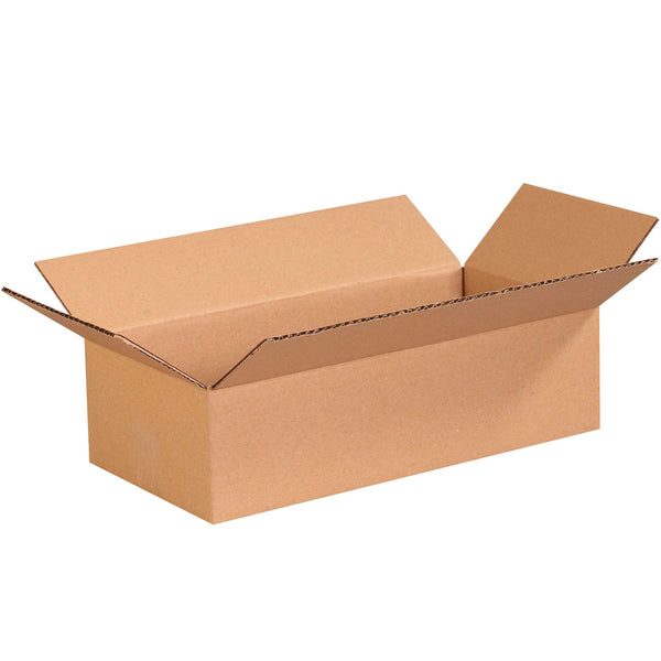 Flat Corrugated Boxes, 16" x 8" x 4"