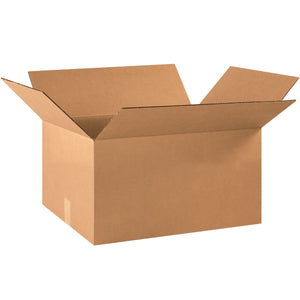 Corrugated Boxes, 21 3/8" x 15 5/8" x 9 1/2"