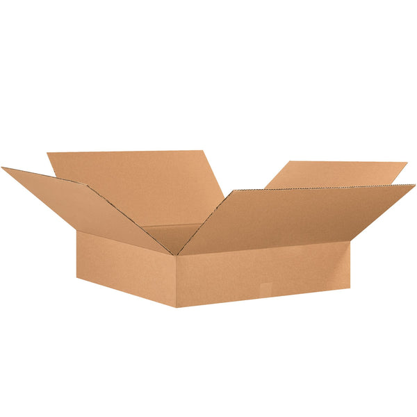 Flat Corrugated Boxes, 26" x 26" x 6"