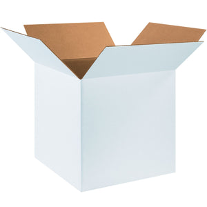 Corrugated Boxes, 18" x 18" x 18"- White