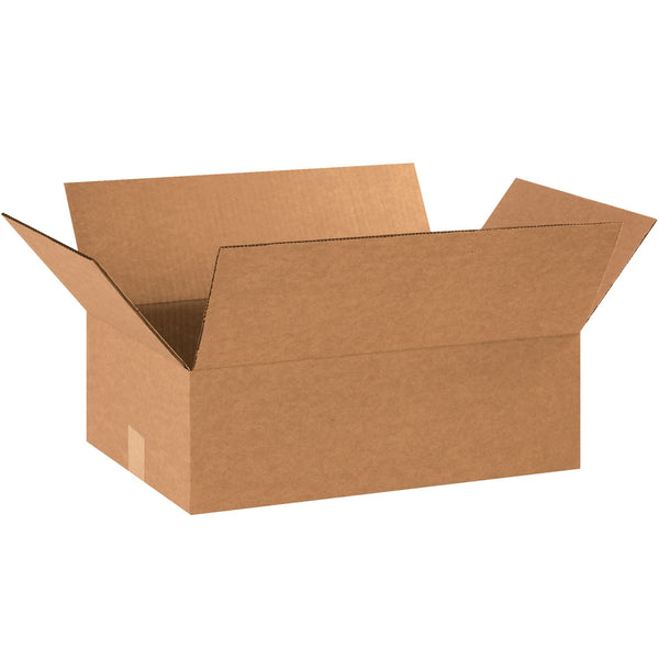 Flat Corrugated Boxes, 18" x 12" x 6"