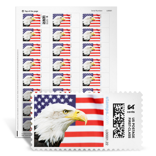 Bald Eagle NetStamps Stamps Supplies Store