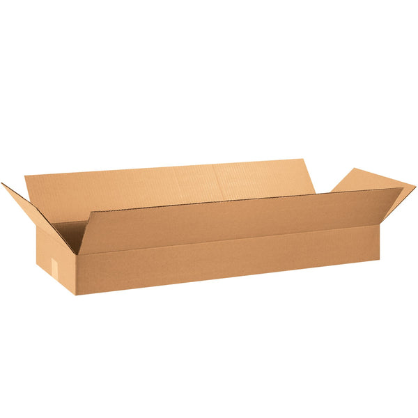 Flat Corrugated Boxes, 36" x 12" x 4"