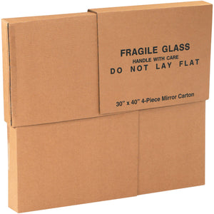 Mirror Boxes, 4-Piece, 30" x 40" x 3 1/2" 1 Piece of 30" x 40"