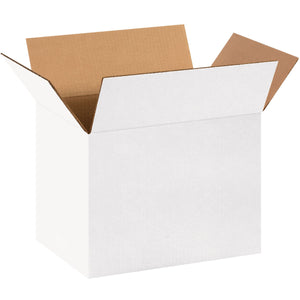 Corrugated Boxes, 14" x 10" x 10"- White