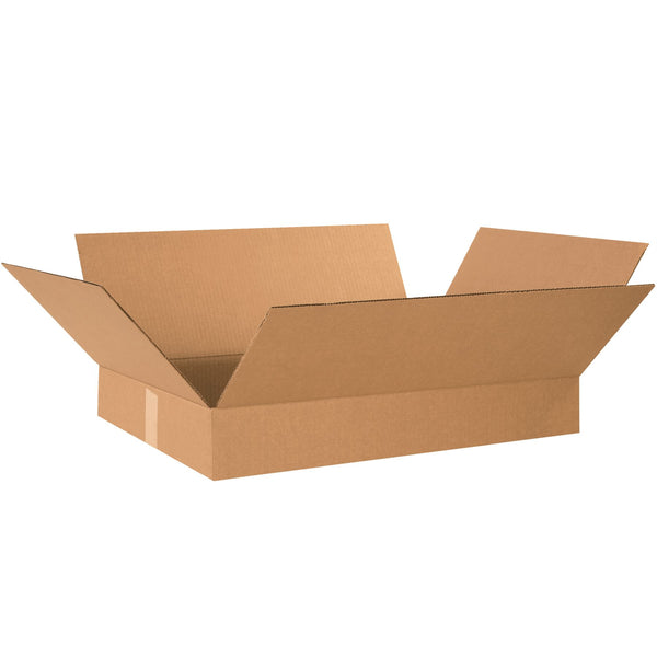 Flat Corrugated Boxes, 19" x 12" x 3"