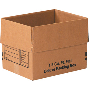 Deluxe Packing Boxes, 16" x 12" x 12", Kraft, 25/Each