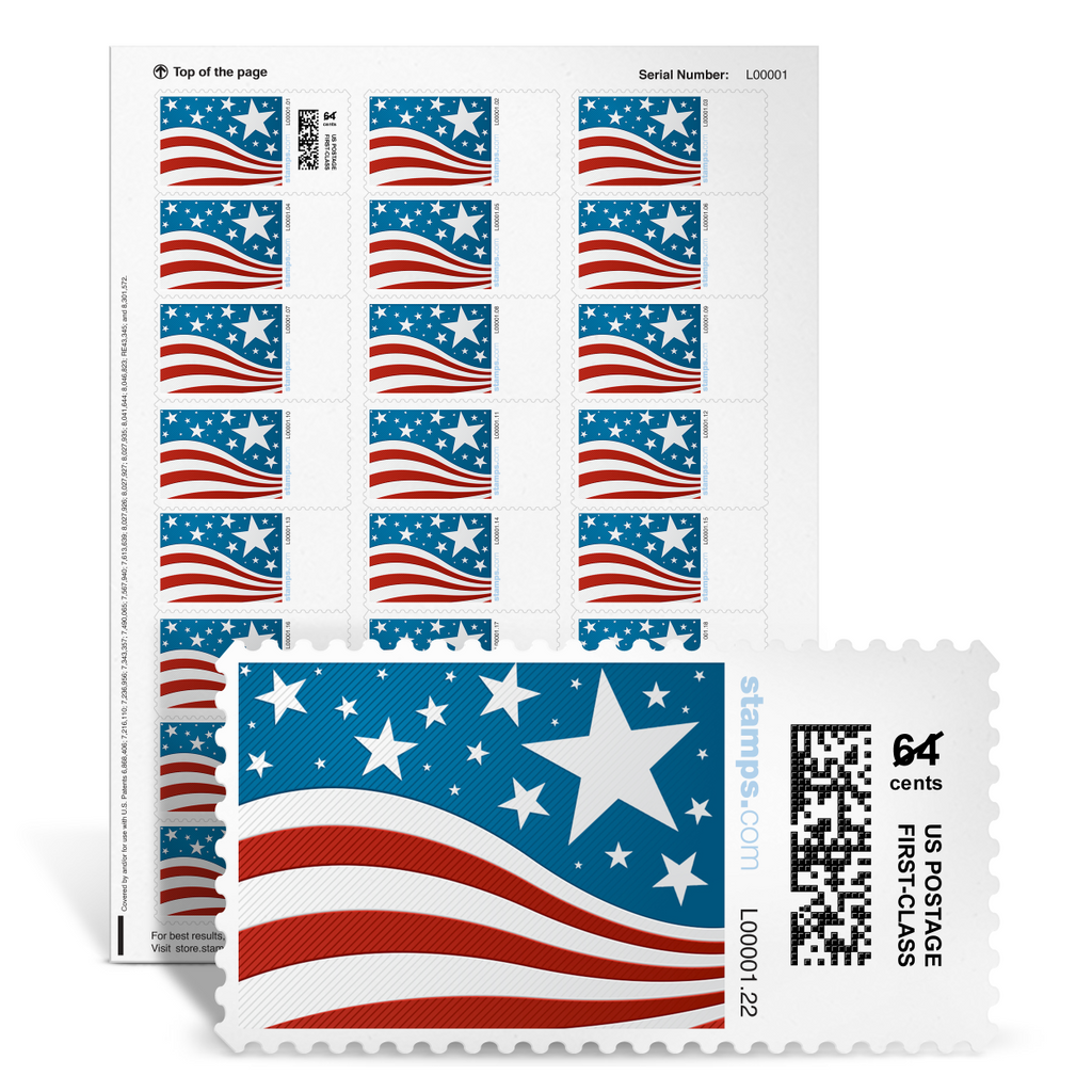 Star Spangled NetStamps® – Stamps.com Supplies Store