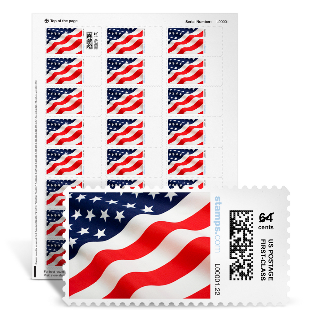 Stars & Stripes NetStamps® – Stamps.com Supplies Store