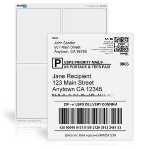 Certified Mail Labels (SDC-3610) – Stamps.com Supplies Store