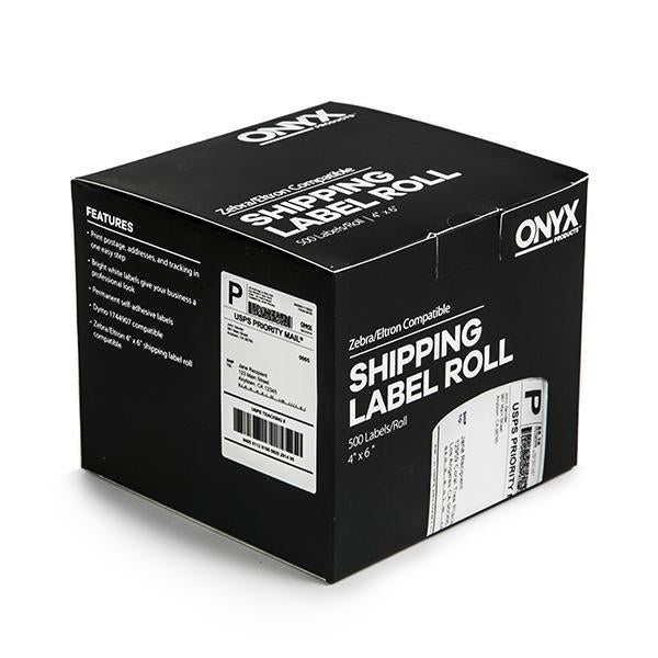 ONYX Products® 4" x 6" Zebra/Eltron Compatible Shipping Label Rolls