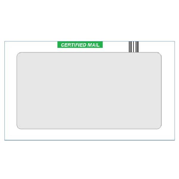 6" x 9" Certified Mail Window Envelopes for Electronic Return Receipt (SDC-3520)