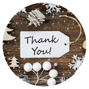 Holiday Thank You PhotoStamps Stickers