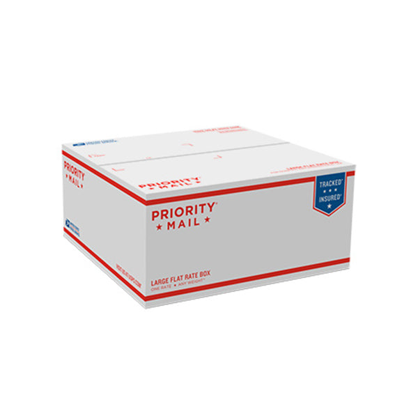 Priority Mail Large Flat Rate Box 12 1/4" x 12 1/4" x 6"