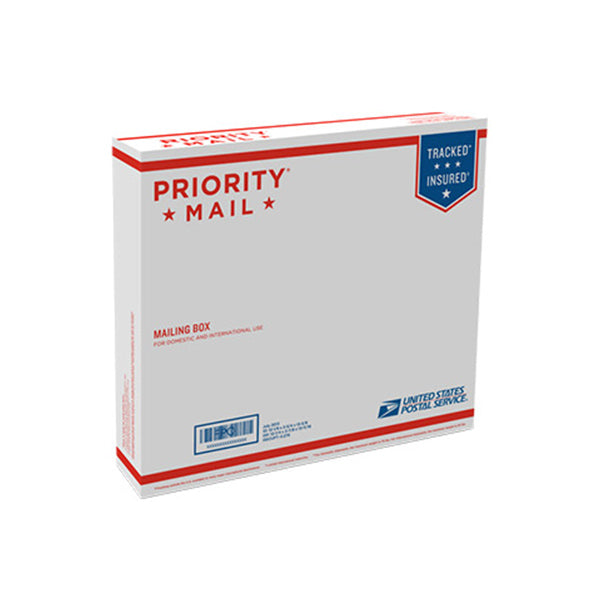 Priority Mail Box 13 11/16" x 12 1/4" x 2 7/8"