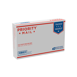 Priority Mail Small Flat Rate Box 8 5/8" x 5 3/8" x1 5/8"