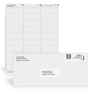 Stamps.com 1" x 2 5/8" White Postage or Address Labels