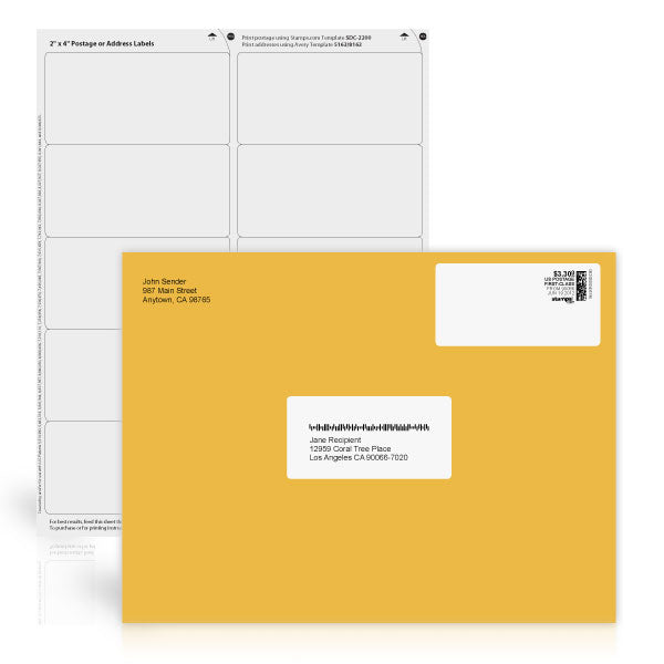 2-x-4-white-postage-or-address-labels-stamps-com-supplies-store for Free Printable Mailing Address Labels 2