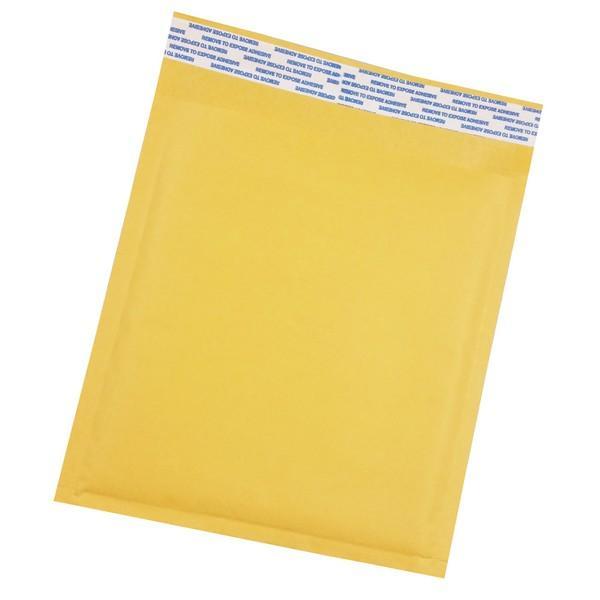 Size (#0) 6.5"x10" Kraft Bubble Mailer with Peel-N-Seal